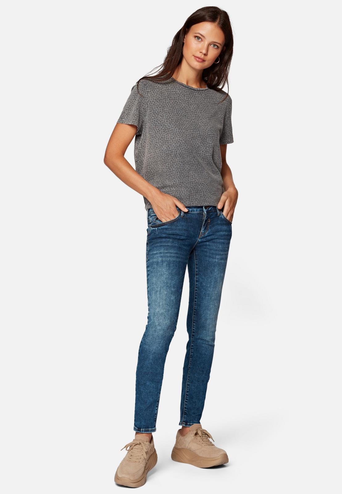 Mavi Lindy Low Rise Skinny Jeans in Dakr Brushed Glam