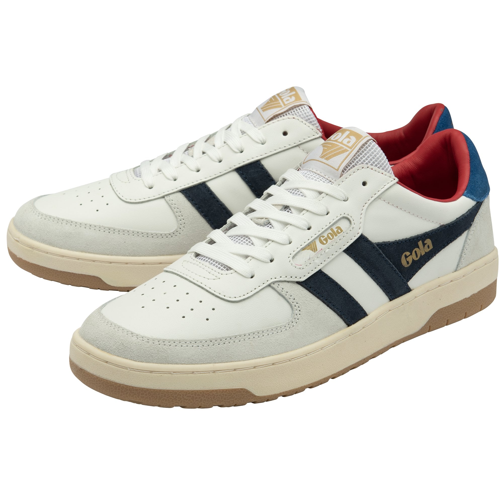 Gola Classics Men's Hawk Trainers White/Navy/Marine Gola Classics Men's Hawk Trainers White/Navy/Marine
