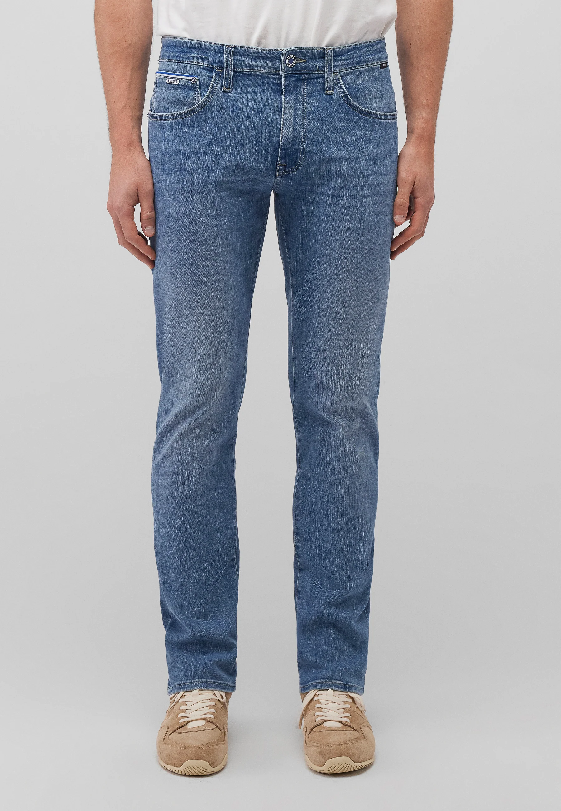 Mavi Jeans MARCUS | Slim Straight Leg, Zip Fly Premium Blue