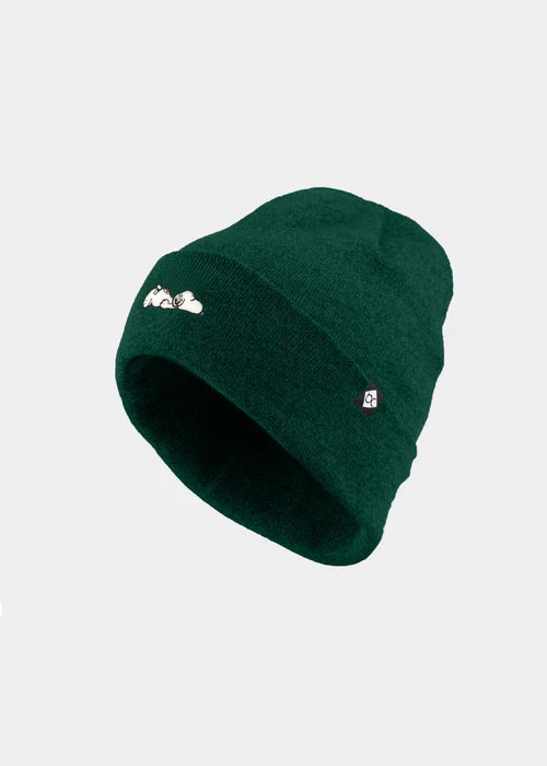 Bavarian Caps Mütze Stick-Haum Peanuts: Snoopy - dunkelgrün Unisex