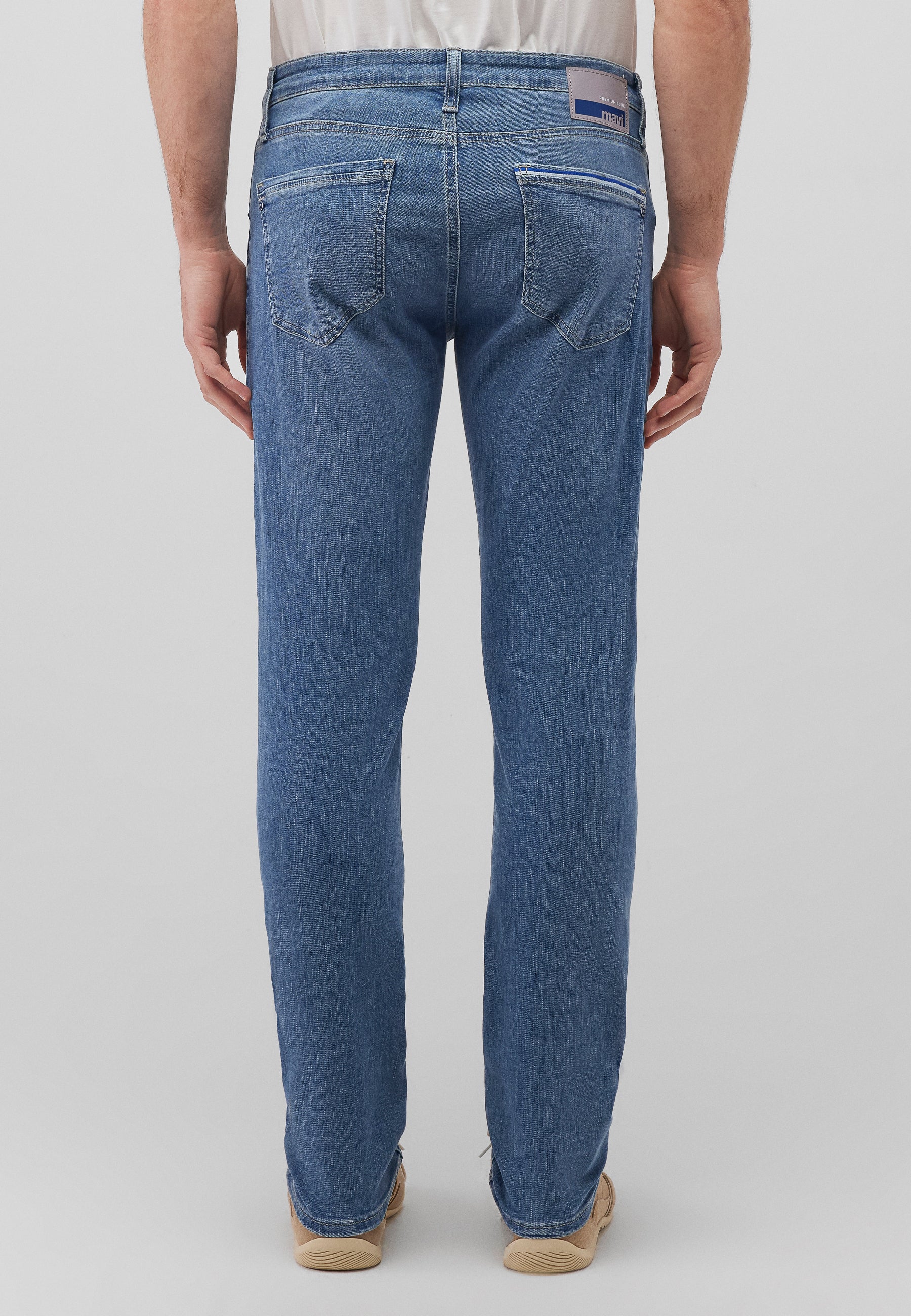 Mavi Jeans MARCUS | Slim Straight Leg, Zip Fly Premium Blue
