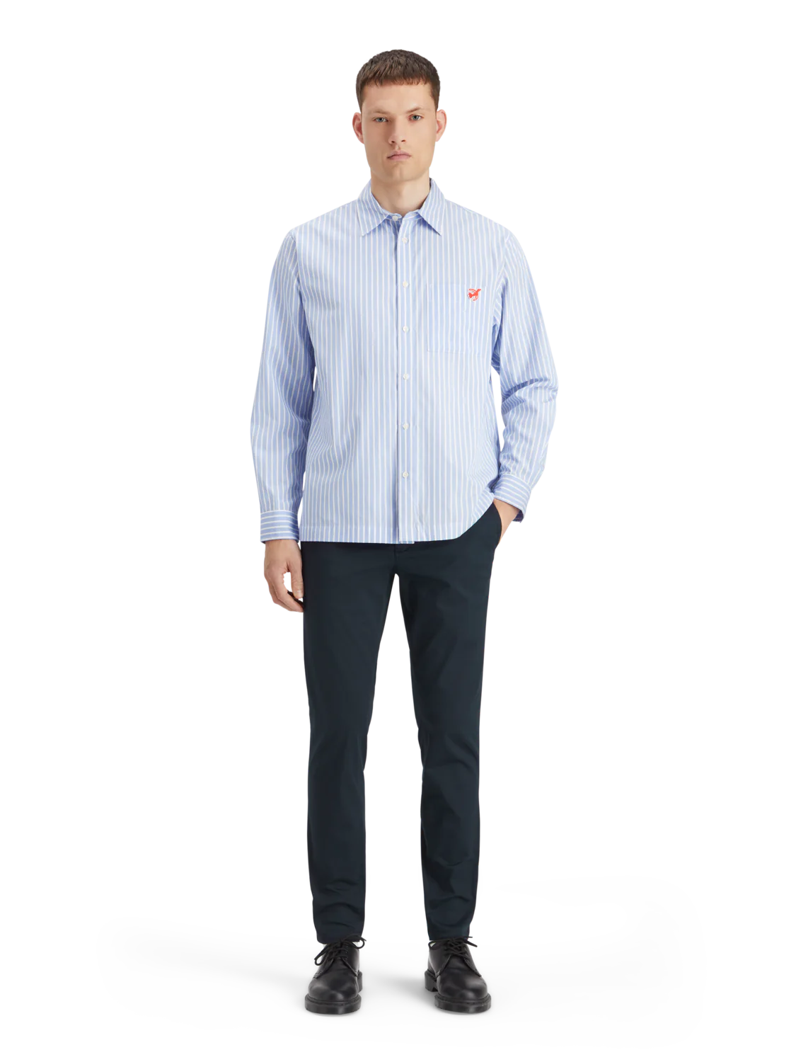Scotch&Soda CORE - MOTT - STRETCH COTTON CHINO in Night