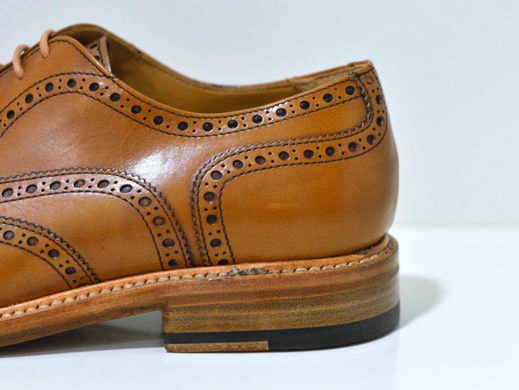 Berwick Oxford-Schuh aus französischem Leder und  Goodyear Welt Sohle / Budapester 