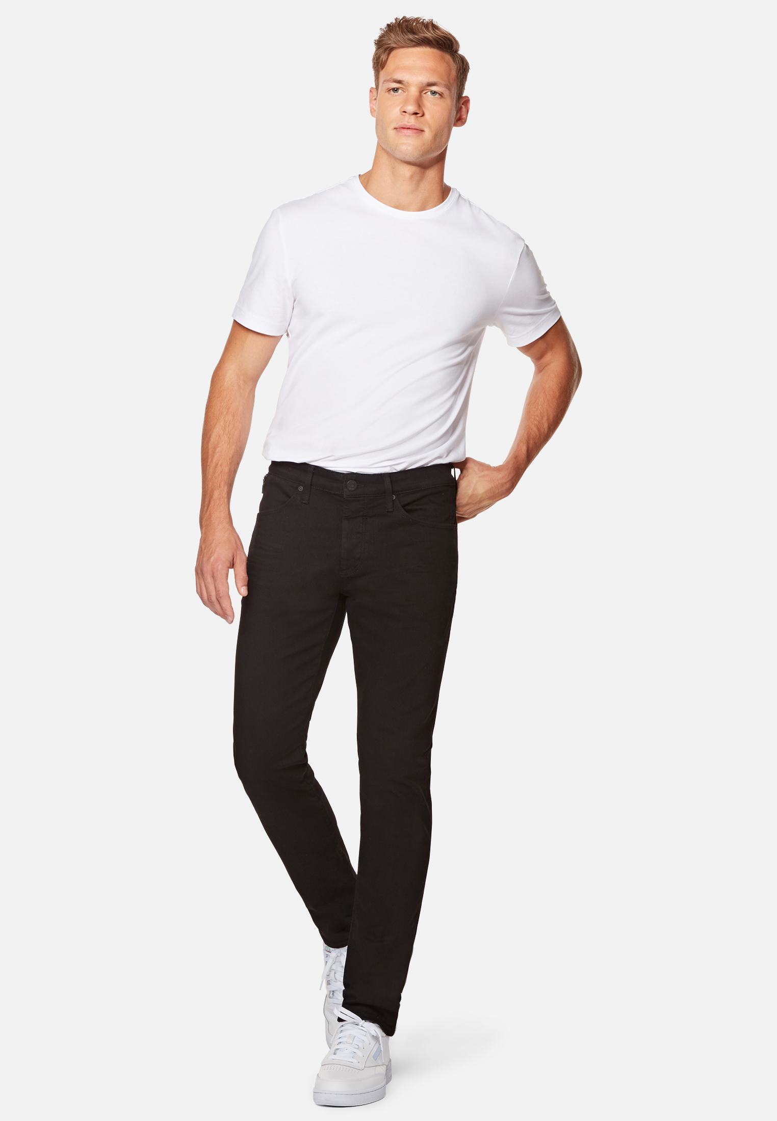 Mavi Jeans YVES | Slim Skinny, black coated Ultra Move 