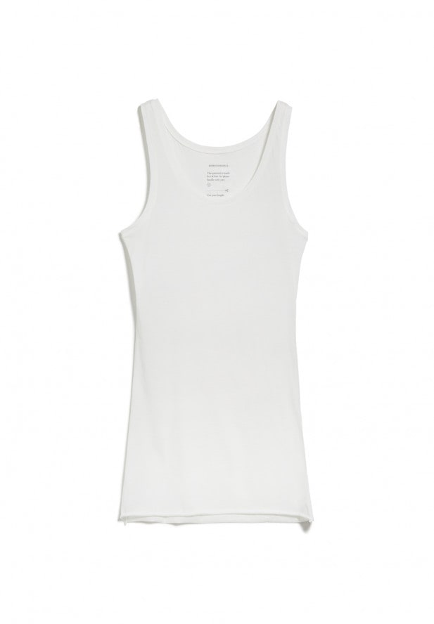 ARMEDANGELS BEAA CUSTOMIZED - Damen Top aus Bio-Baumwolle off white ARMEDANGELS BEAA CUSTOMIZED - Damen Top aus Bio-Baumwolle off white