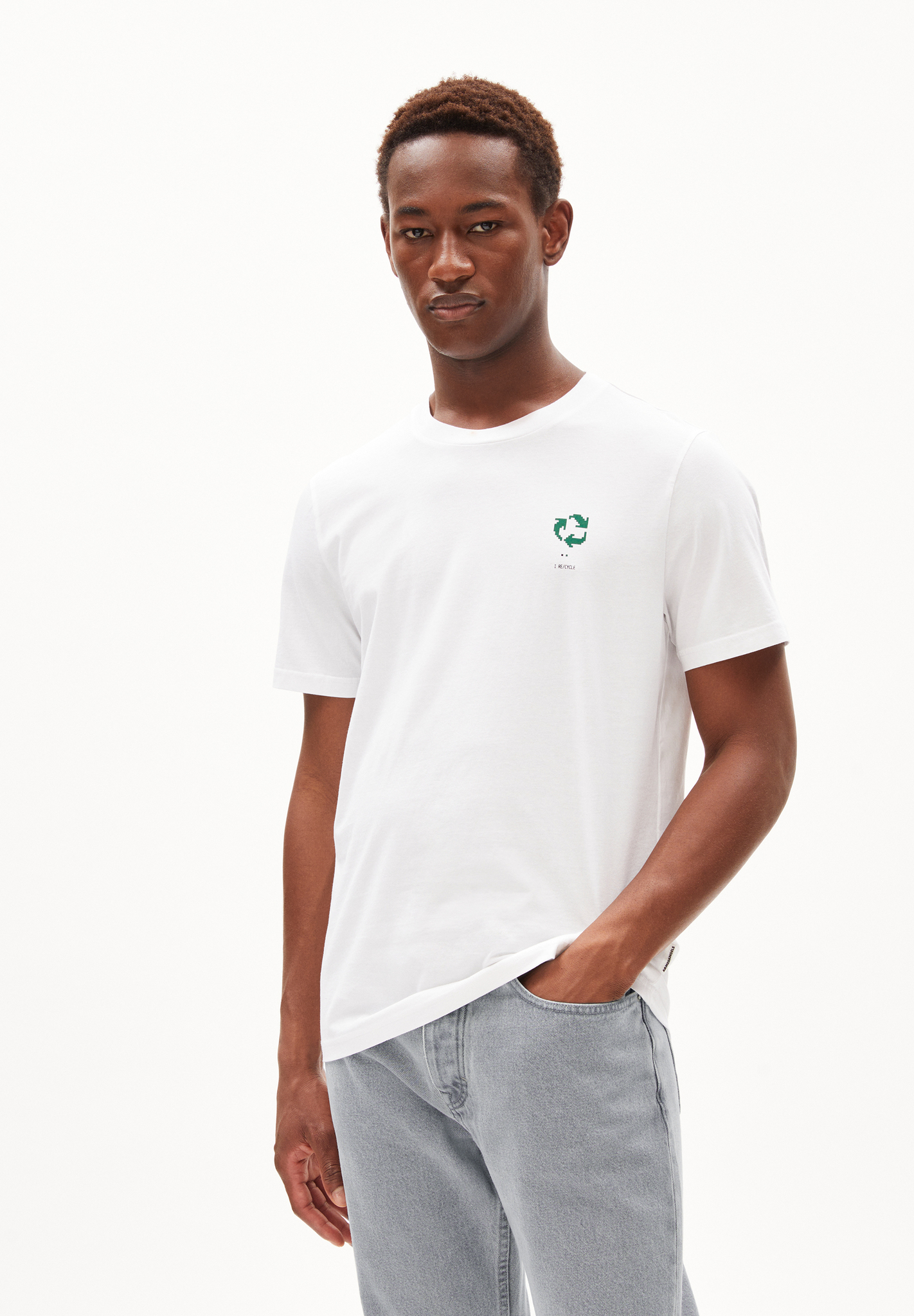 Armedangels  JAAMES RECLAAIM T-Shirt Regular Fit aus Bio-Baumwolle in weiß
