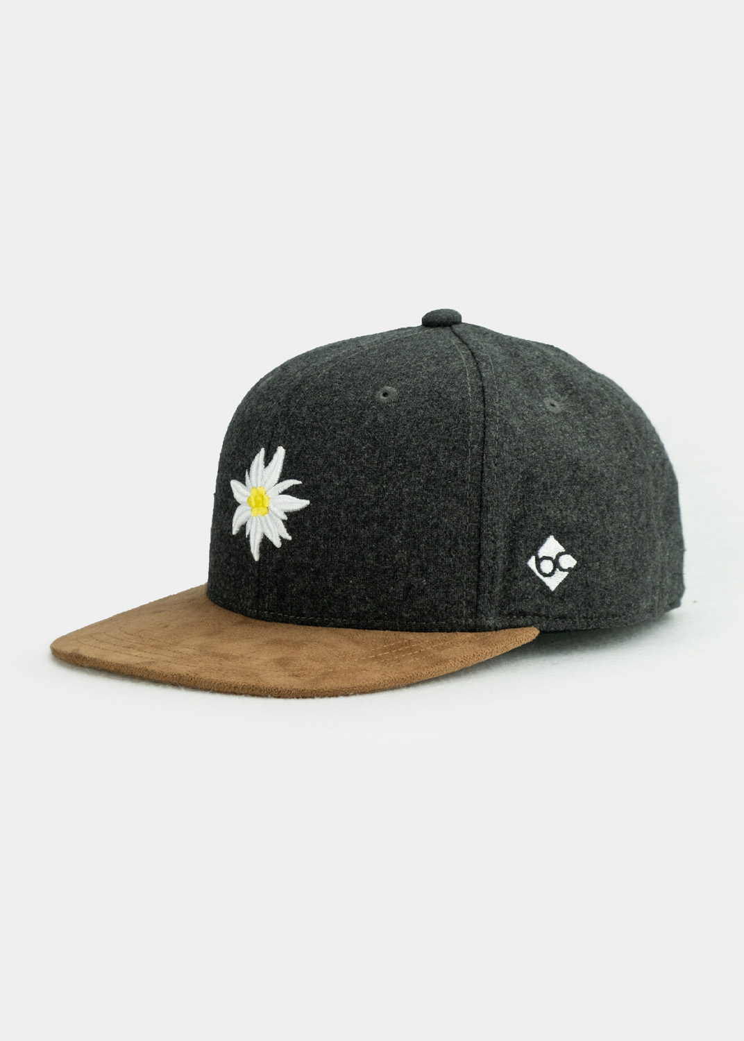 Bavarian Caps "Edelweiß Klassik" - Wildleder (Snapback) Art.Nr.: CX77