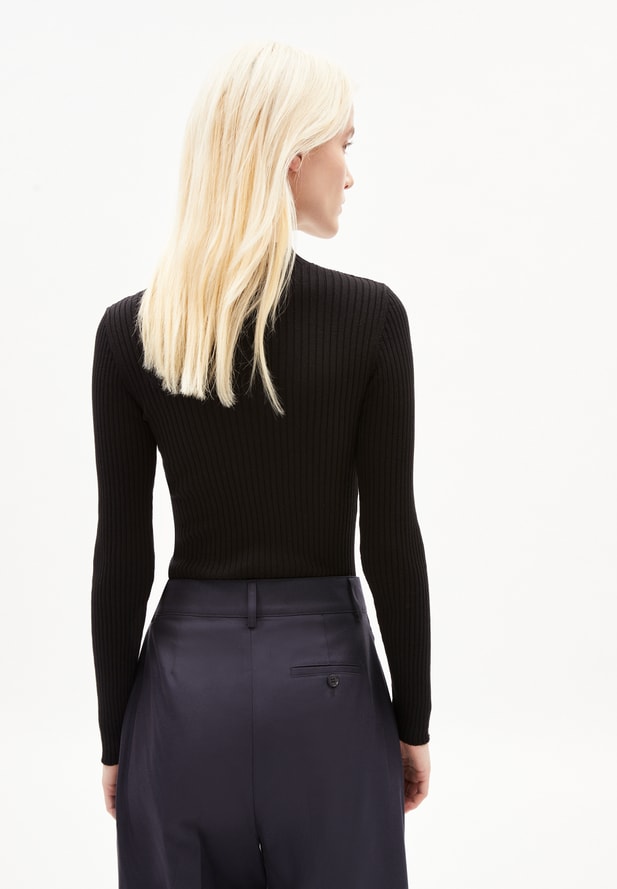 Armedangels ALAANIA Pullover aus Bio-Baumwolle in schwarz Armedangels ALAANIA Pullover aus Bio-Baumwolle in schwarz