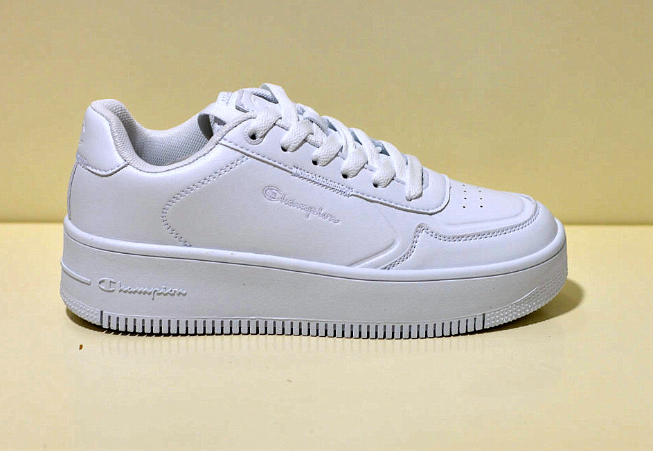 CHAMPION Damen Sneaker RD18 REBOUND PLATFORM ABSTRACT LOW in weiß 