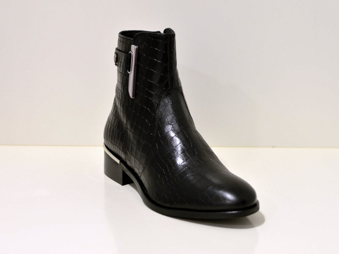 Copenhagen Shoes Allisa - Stiefelette - Crocco black