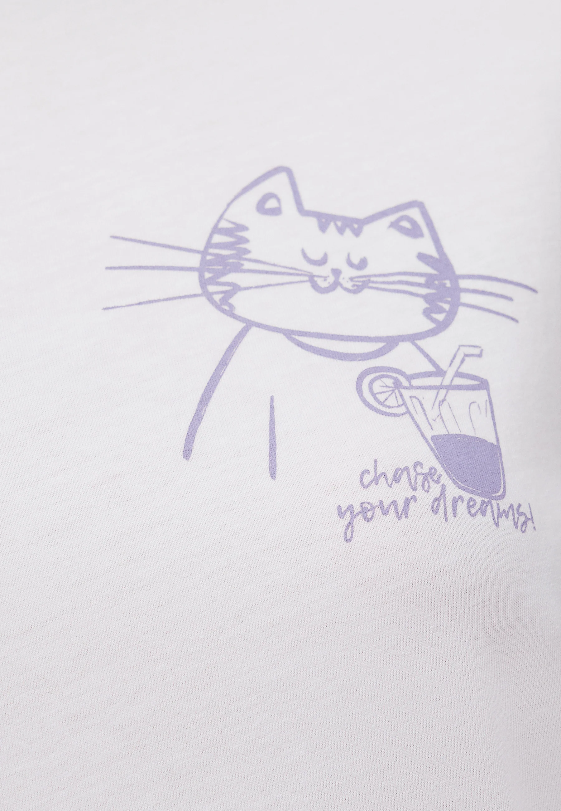 Mavi T-SHIRT | T-Shirt mit Katzen Print 1612958-620 in weiß Mavi T-SHIRT | T-Shirt mit Katzen Print 1612958-620 in weiß