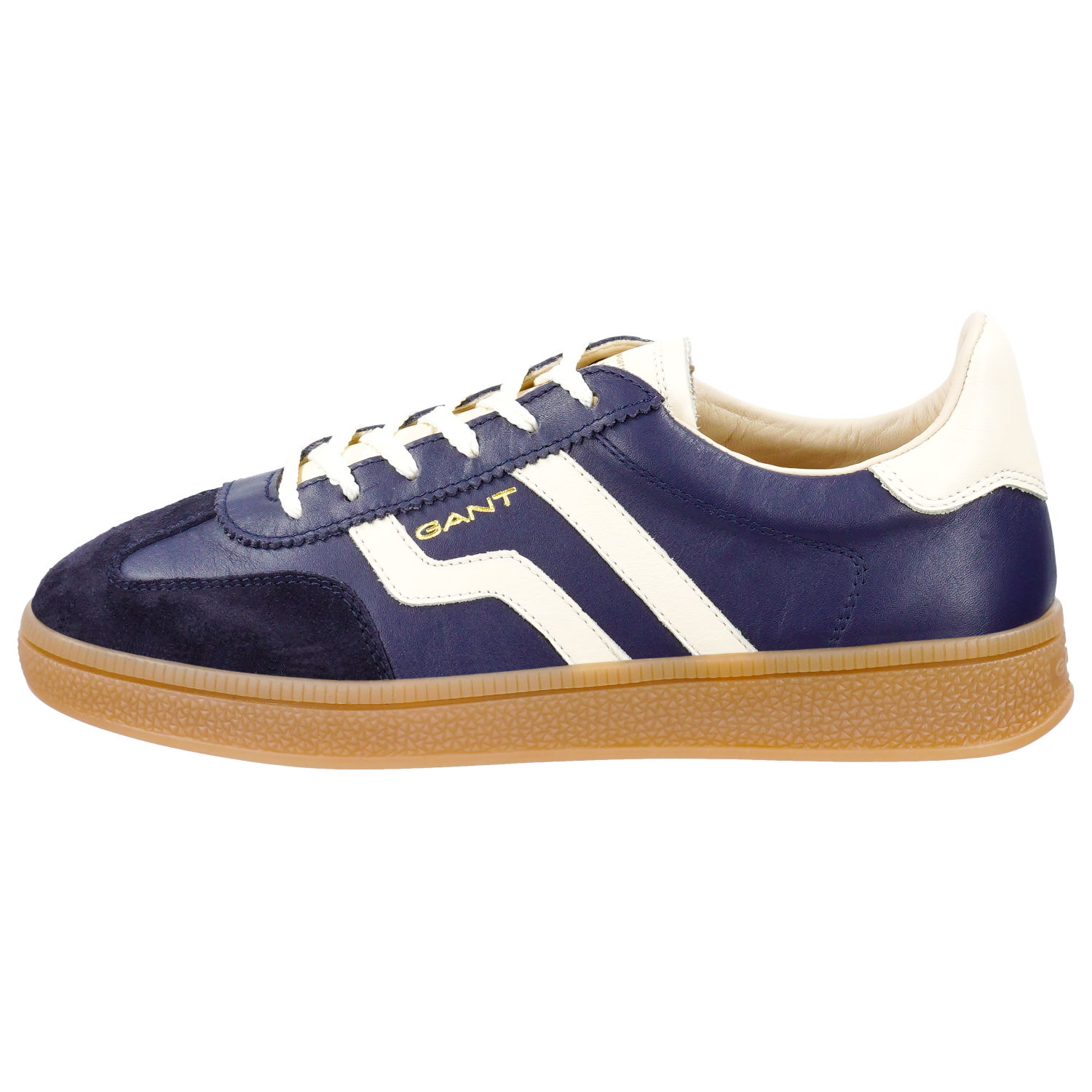 Gant Cuzima Sneaker aus Glatt- und Veloursleder in marine