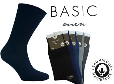 5er Pack  Socken von Star-Socks Basic Men Mehrfarbig 100% Baumwolle