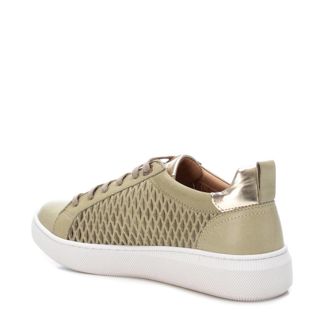 Carmela Leder Sneaker low in Kaki 160797