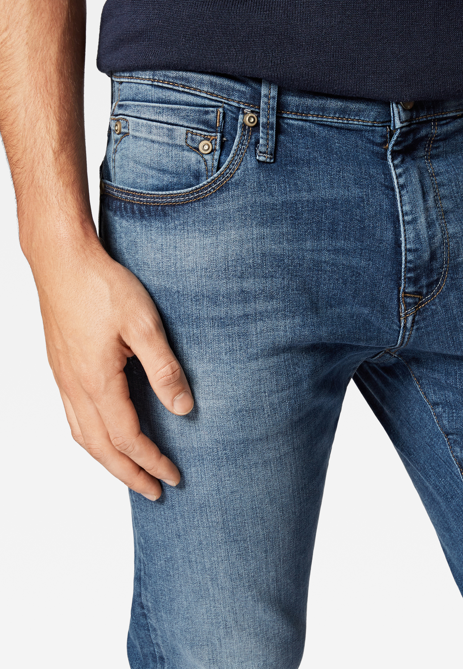 Mavi JAMES | Ultra Move – Skinny Jeans mid brushed 