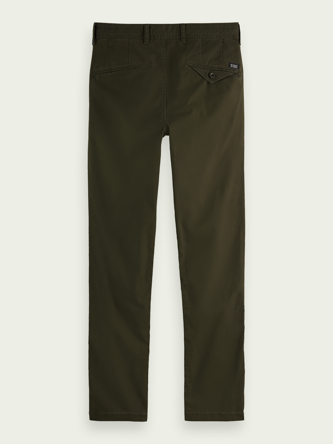 Scotch&Soda ChinoMott super-slim fit aus organic cotton in Military