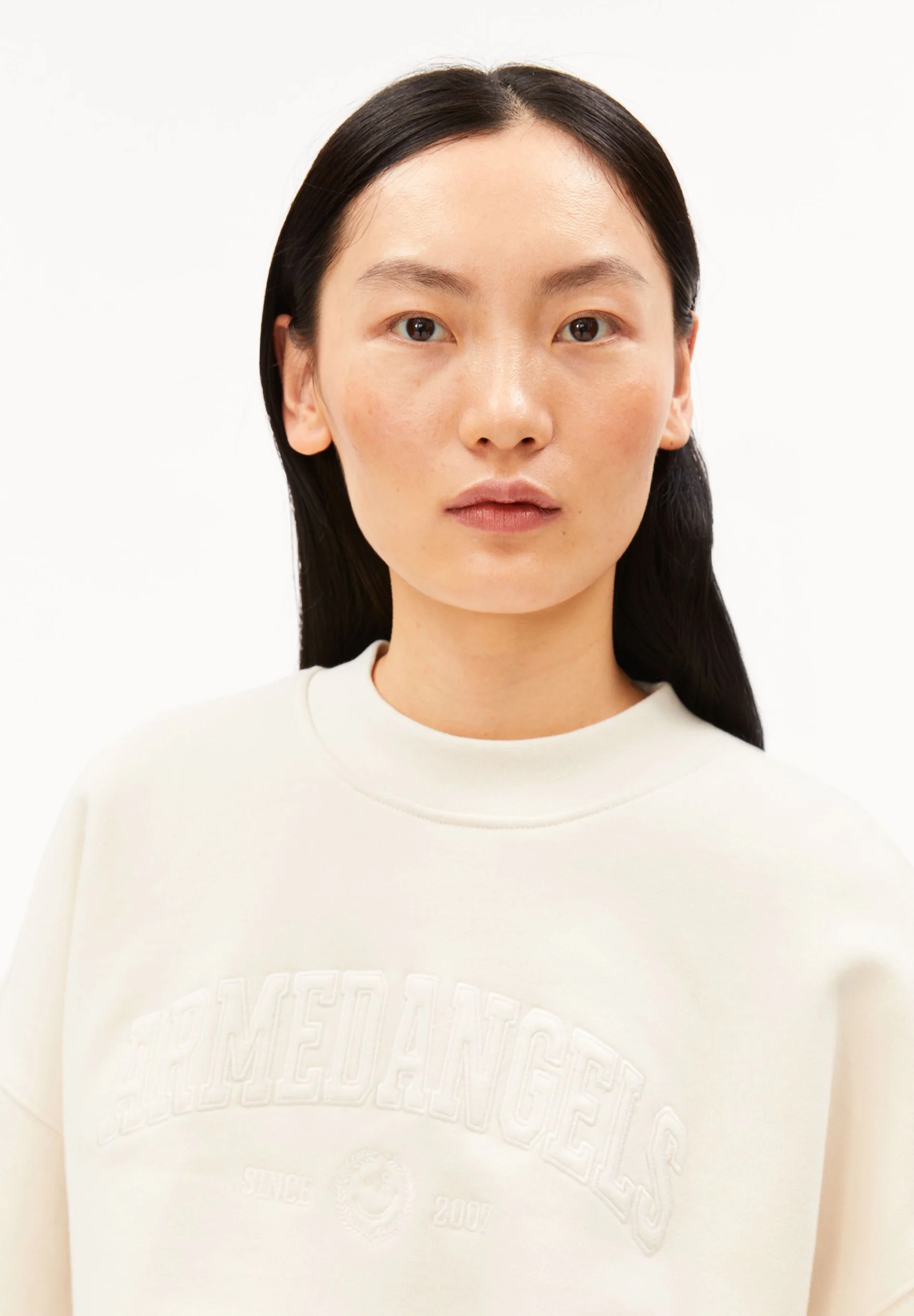 Armedangels ALIZAA COLLEGE SWEATSHIRT 100% Bio-Baumwolle in undyed