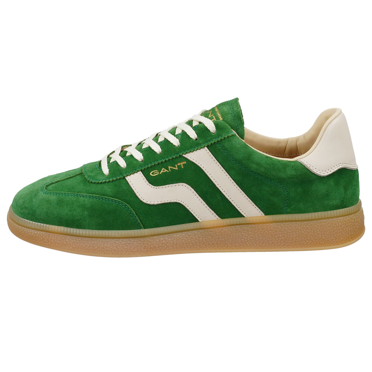 Gant Cuzmo Herren Sneaker aus Veloursleder in dark green