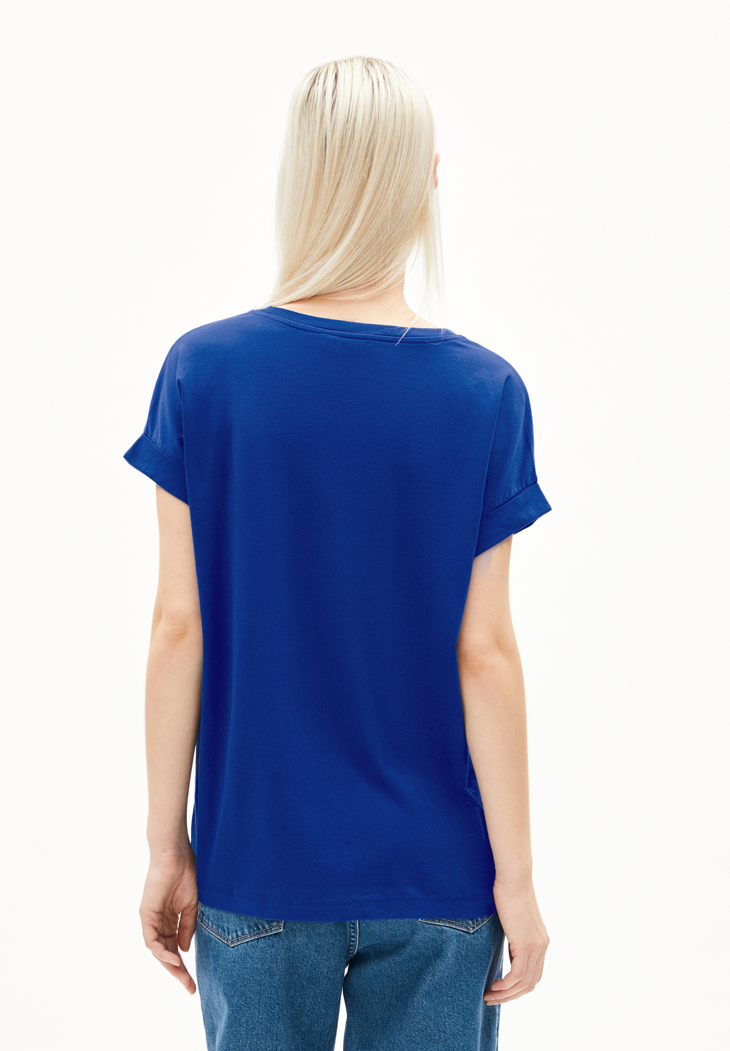 Armedangels IDAARA T-Shirt Loose Fit aus Bio-Baumwolle in lapis blue Armedangels IDAARA T-Shirt Loose Fit aus Bio-Baumwolle in lapis blue