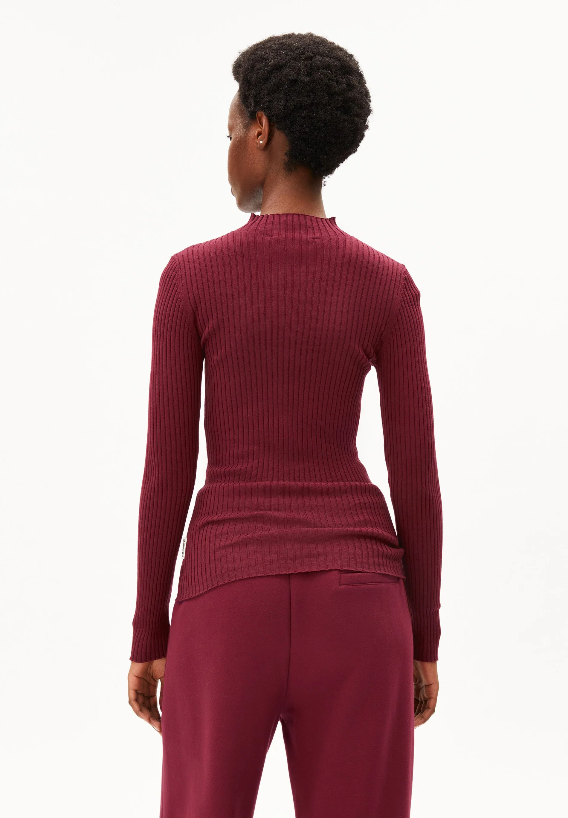Armedangels ALAANIA Pullover aus 100% Bio-Baumwolle in velvet red