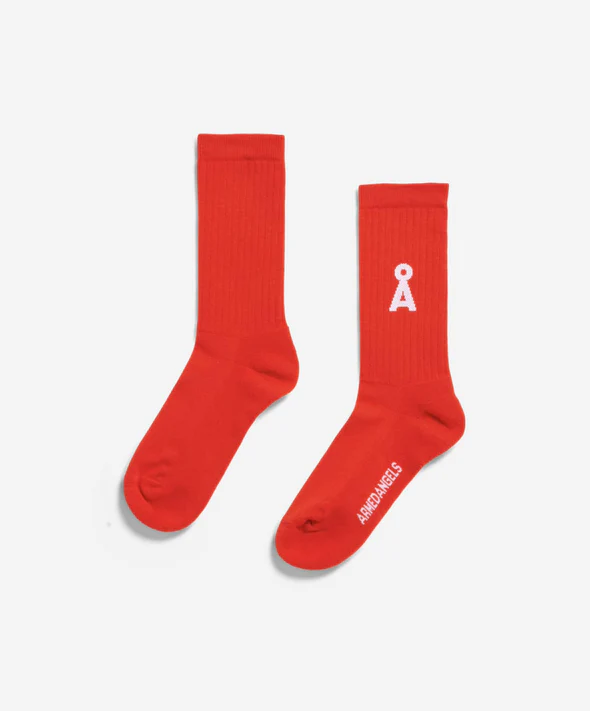 Armedangels SAAMUS BOLD Socken Regular Fit aus Bio-Baumwoll Mix in poppy red