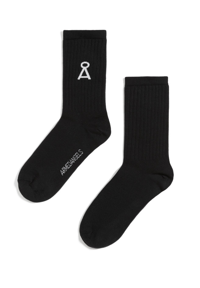 Armedangels SAAMU Socken aus Bio-Baumwoll Mix schwarz