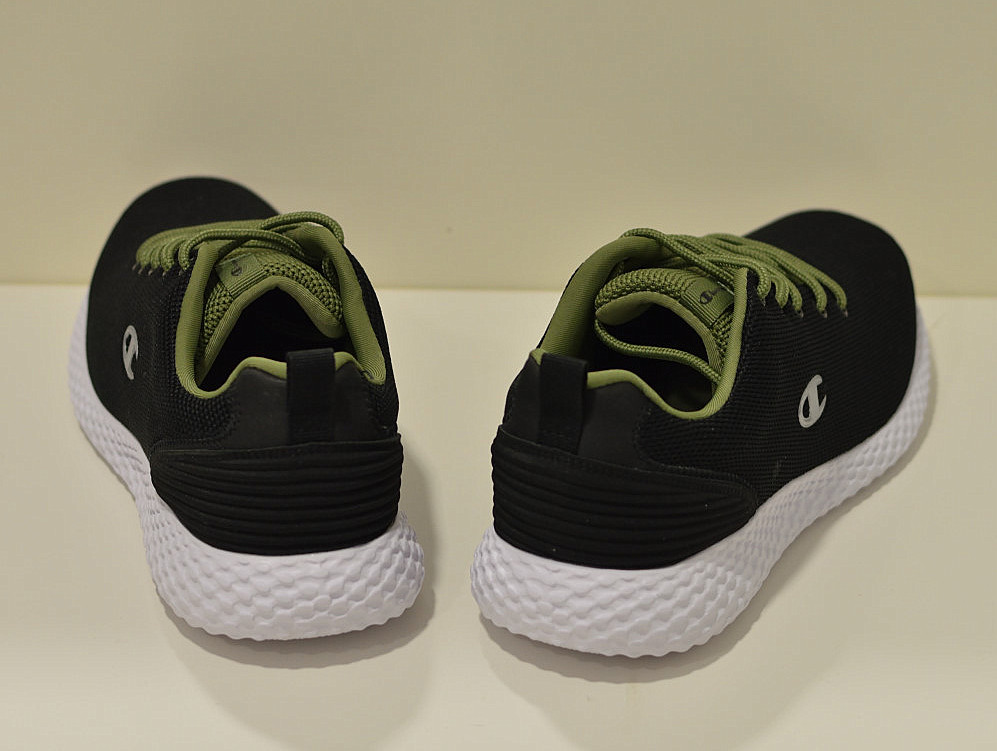 Champion Herren Sneakers Sprint super leichter Feizeitschuh in schwarz / grün 