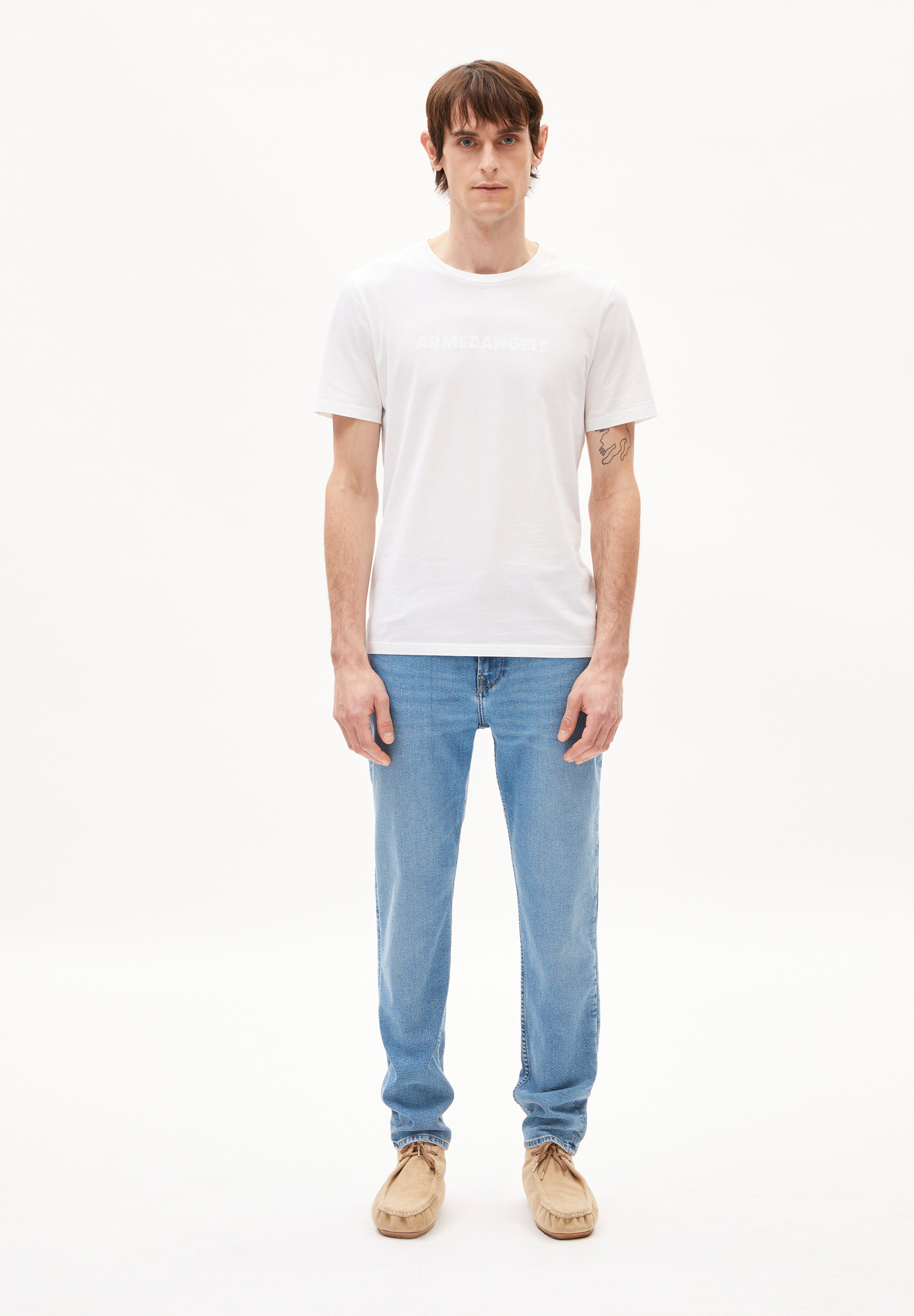 Armedangels  AARJO TARPA Tapered Jeans recycelter Baumwoll Mix Comfort-Stretch cloud