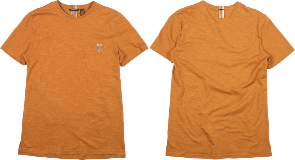 Antony Morato T-SHIRT AUS 100 % GEFLAMMTER BAUMWOLLE MIT BAND AN DER BRUSTTASCHE Antony Morato T-SHIRT AUS 100 % GEFLAMMTER BAUMWOLLE MIT BAND AN DER BRUSTTASCHE