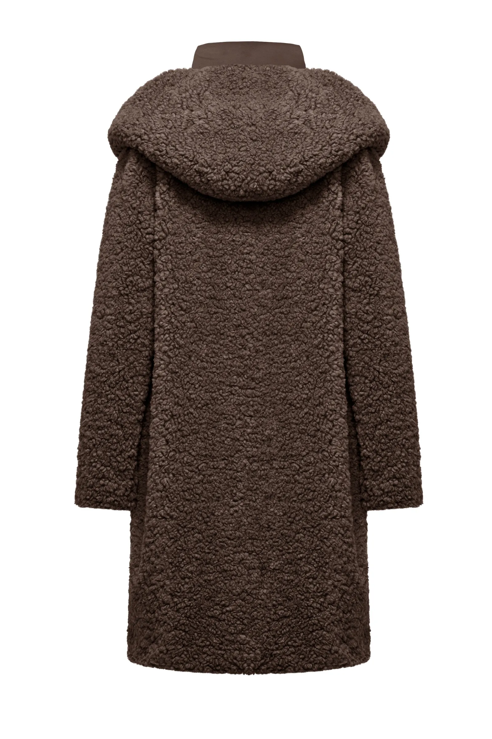 BomBoogie CW7658TSFC4 Langer Mantel aus Sherpa Fleece BomBoogie CW7658TSFC4 Langer Mantel aus Sherpa Fleece