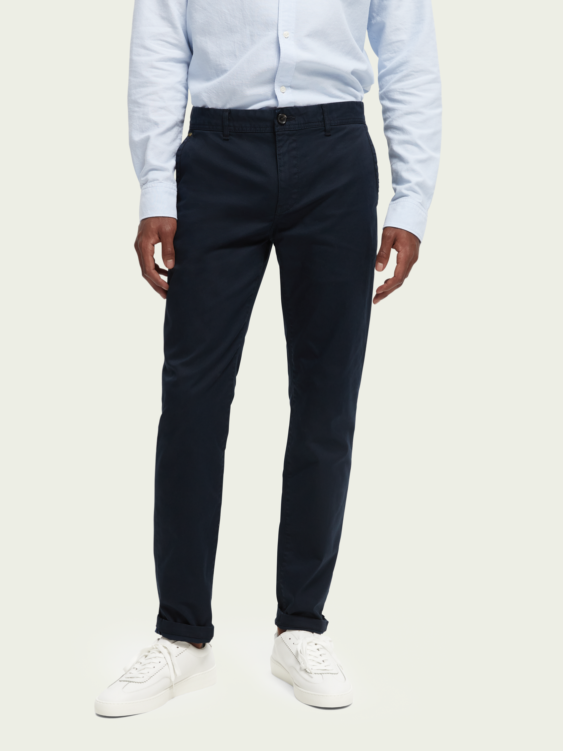 Scotch&Soda ChinoMott super-slim fit aus organic cotton in Night