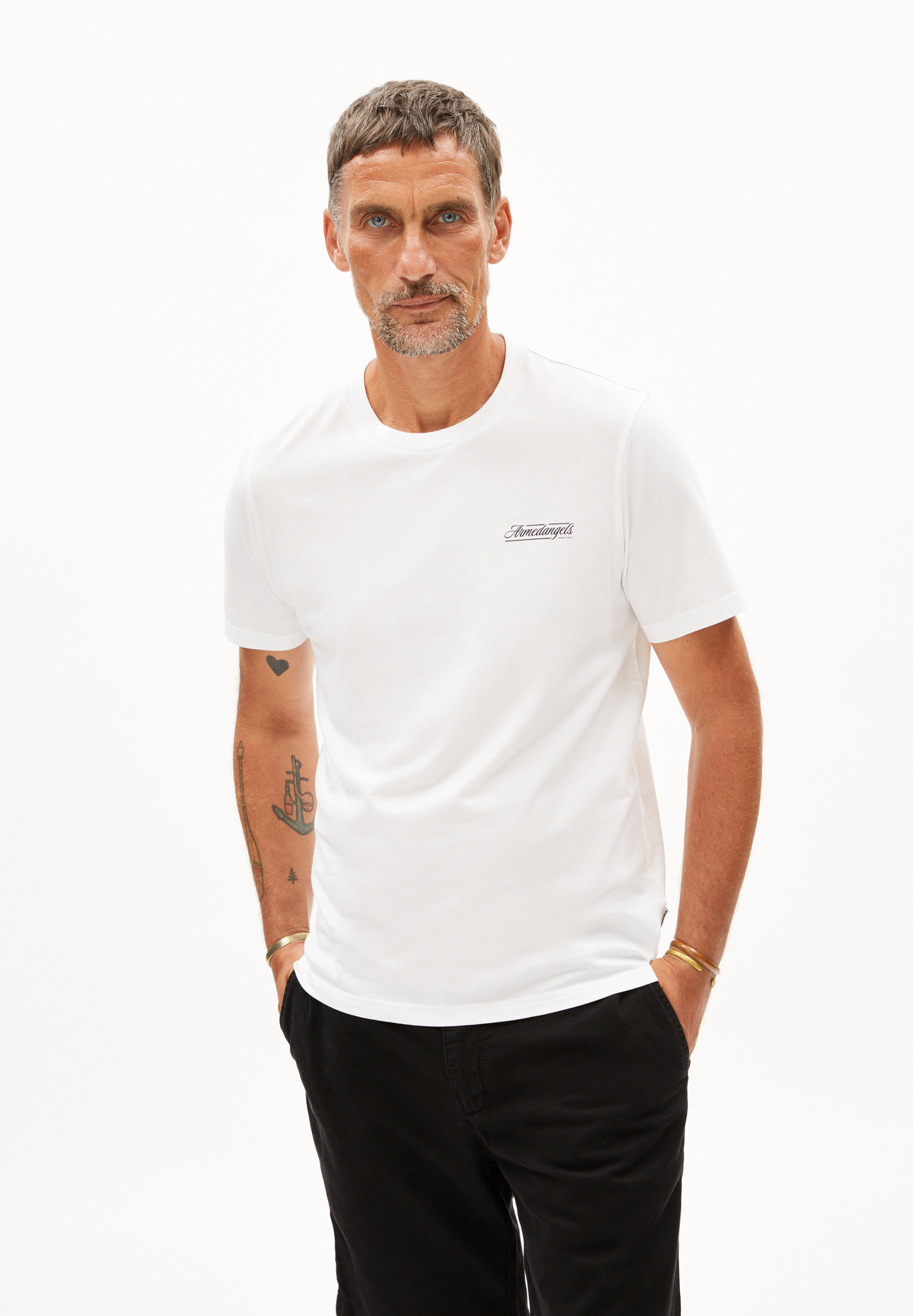 Armedangels  JAAMES ARMEDANGELS T-Shirt aus Bio-Baumwolle in weiß 