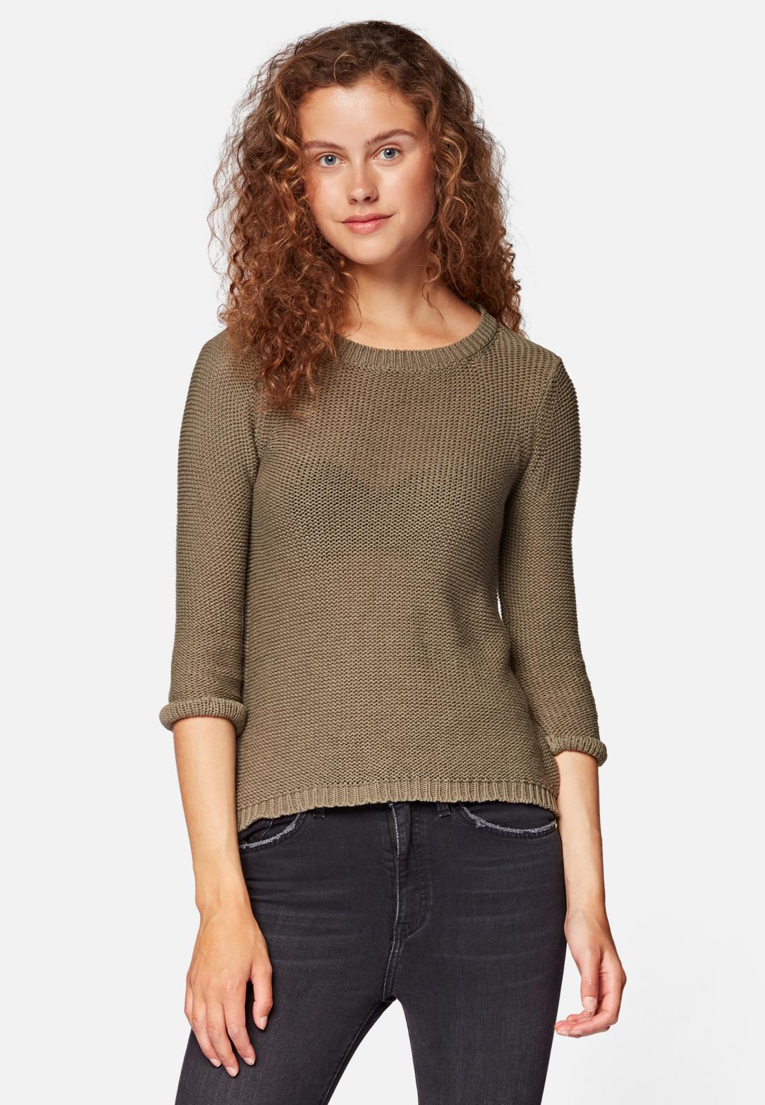 Mavi LONG SLEEVE SWEATER dusky green 