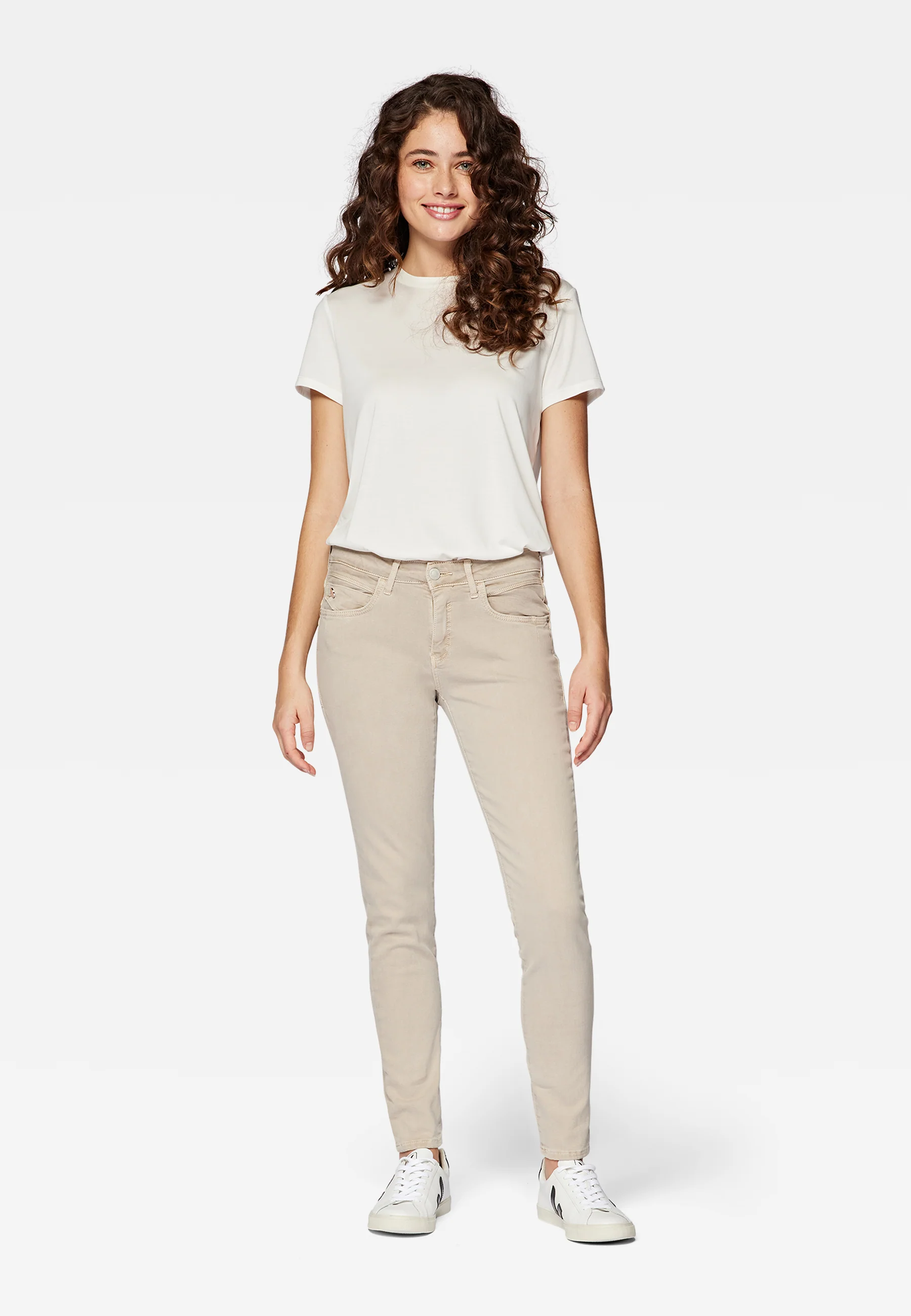 Mavi ADRIANA | Mid-Rise, Super Skinny in hell beige Mavi ADRIANA | Mid-Rise, Super Skinny in hell beige