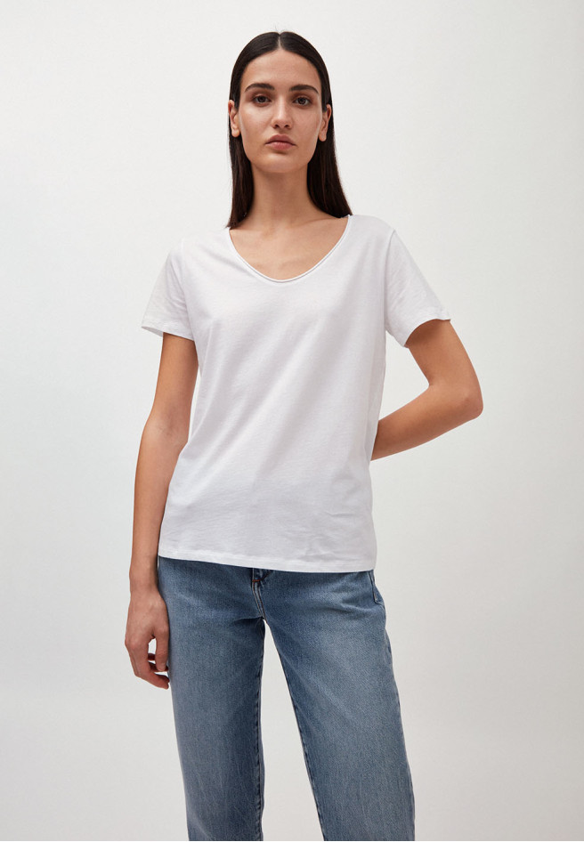 Armedangels HAADIA T-Shirt aus 100% Bio-Baumwolle white