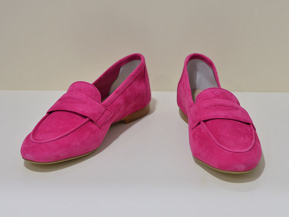 Gianluca Pisati Moccasins / Loafer Abete  aus feinstem Wildleder (Gamsleder)  in  Peoniea