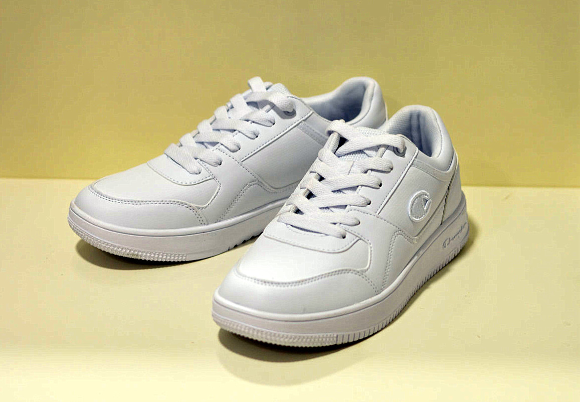 Champion Legacy Rebound 2.0 Low-Top-Basketballschuhe Triple White