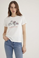   Mavi T-SHIRT | T-Shirt mit Bike Print M161398-70057 in weiß