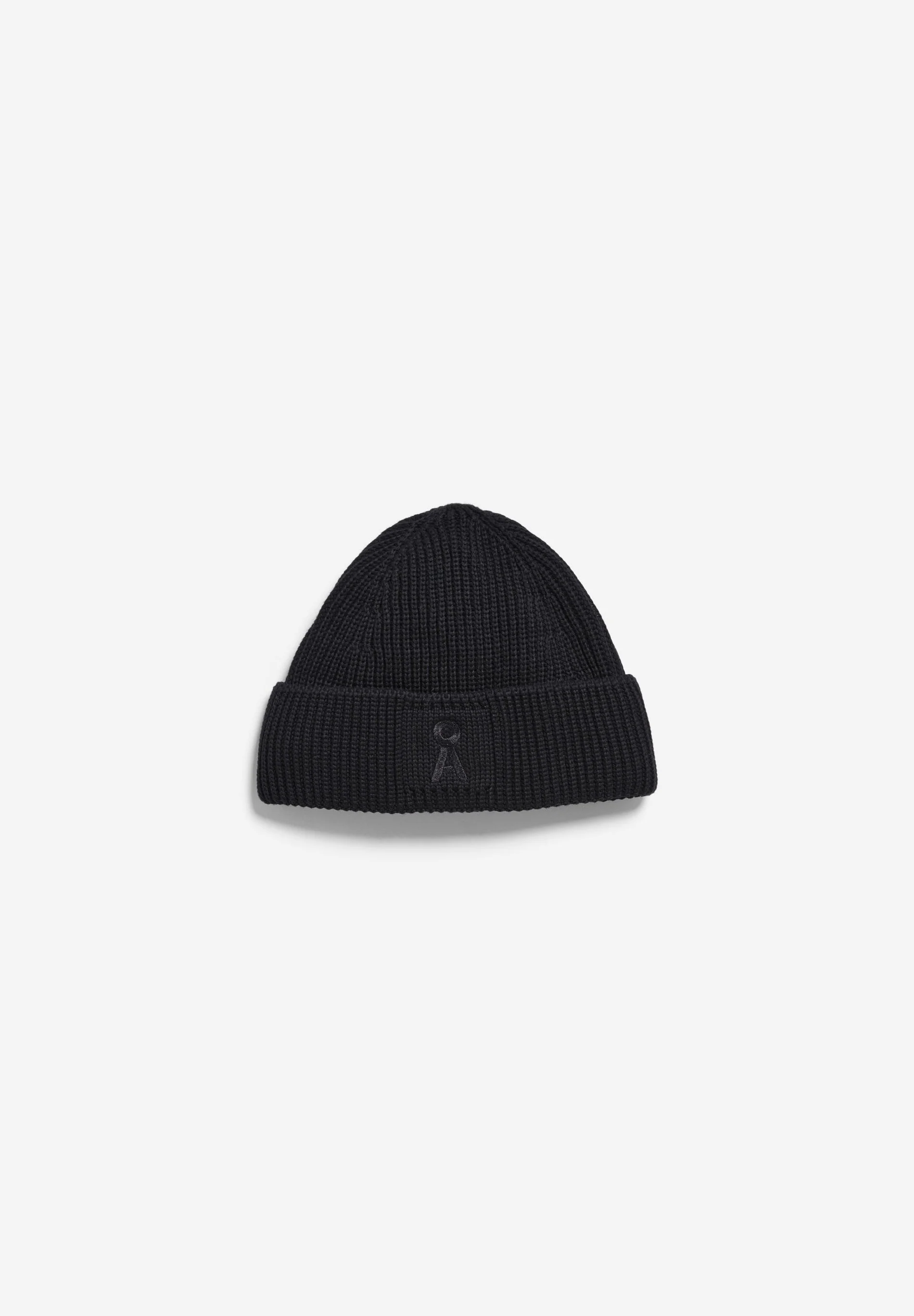 Armedangels Unisex Mütze ICONIC Å NILDAAO BAUMWOLLE in schwarz 100% Bio-Baumwolle