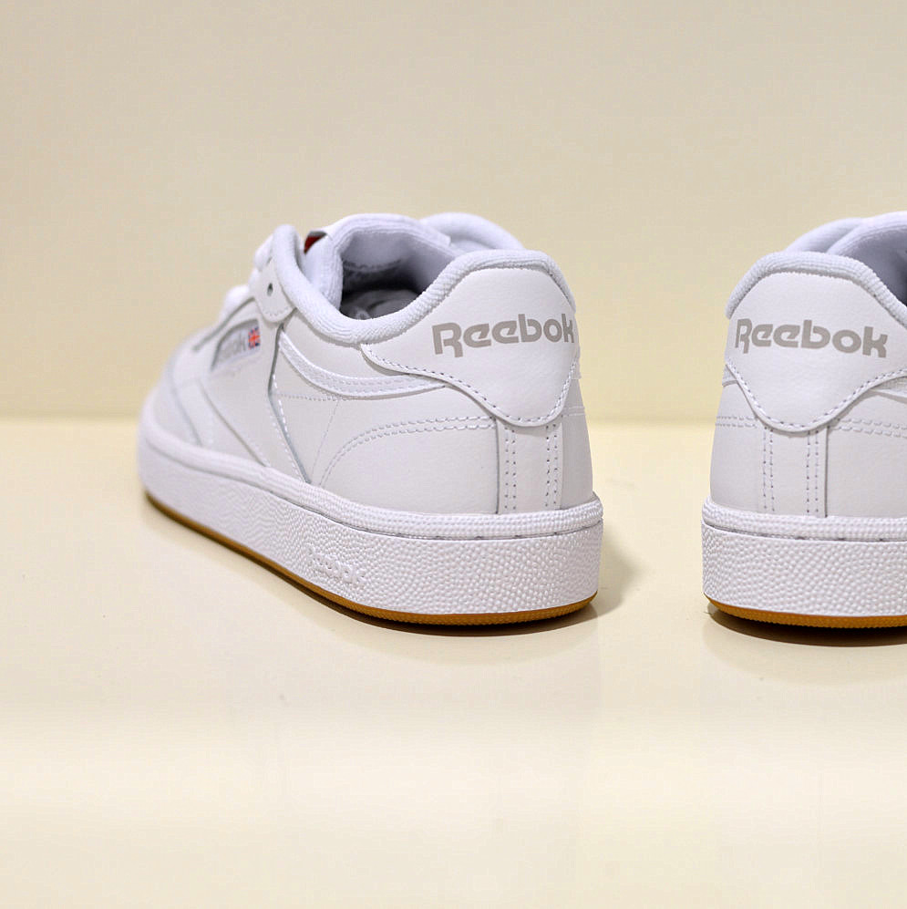 Reebok Damen Lifestyle-Schuhe Club C 85 Leder Sneaker in weiß 