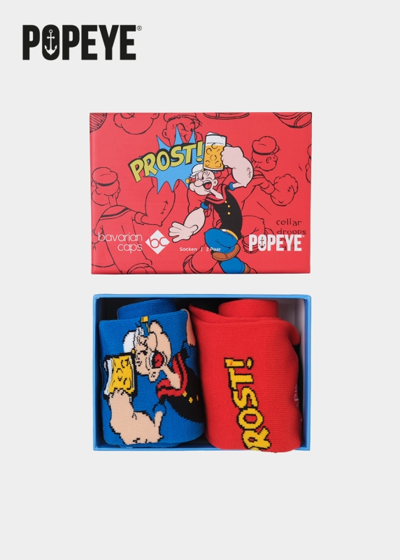 Bavarian Caps Sockenbox "Popeye" Art.Nr.: A63