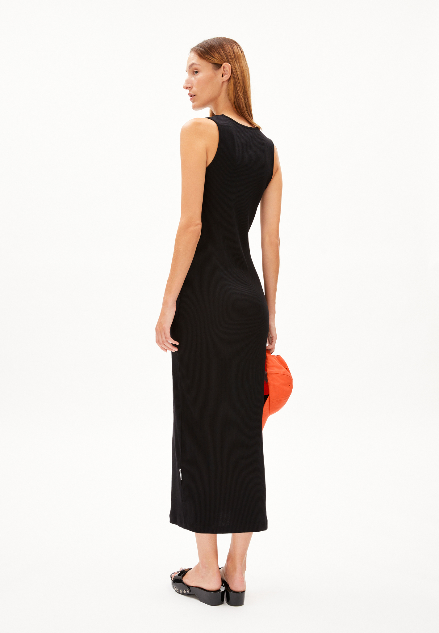 Armedangels ESILAA Ripp-Jerseykleid Slim Fit aus Bio-Baumwoll Mix in schwarz Armedangels ESILAA Ripp-Jerseykleid Slim Fit aus Bio-Baumwoll Mix in schwarz