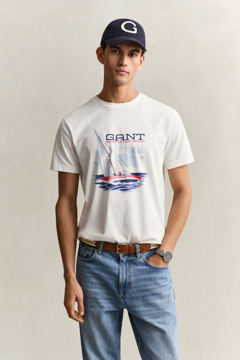 GANT Graphic T-Shirt Corst of new haven
