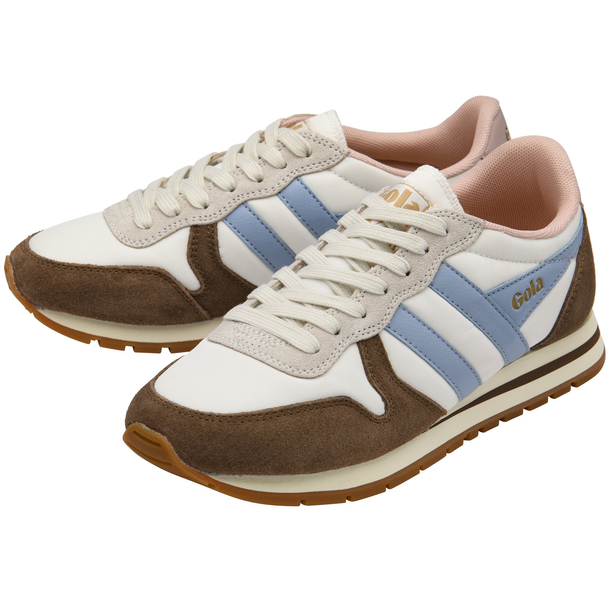 Gola Classics Women's Daytona Chute Trainers Off White/Otter/Air