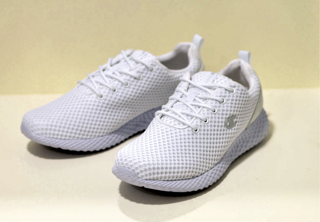 Champion Damen Sneakers Sprint Weiß super leichter Feizeitschuh 