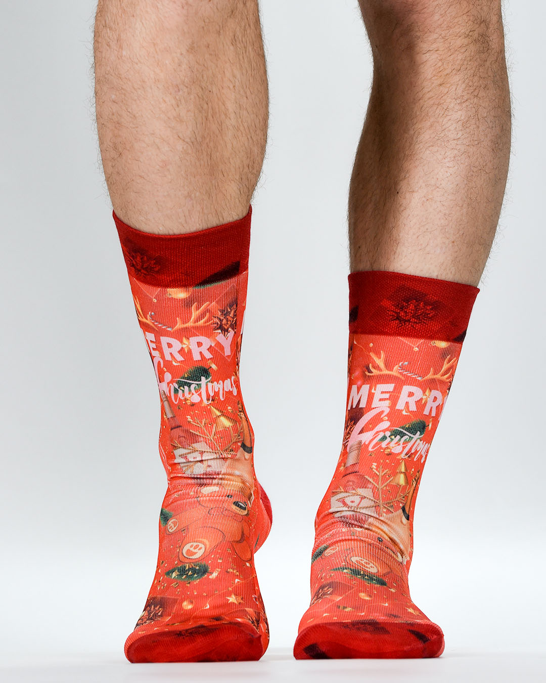 Socken wigglesteps Herren Socks Christmas Champagne / Weihnachtssocken