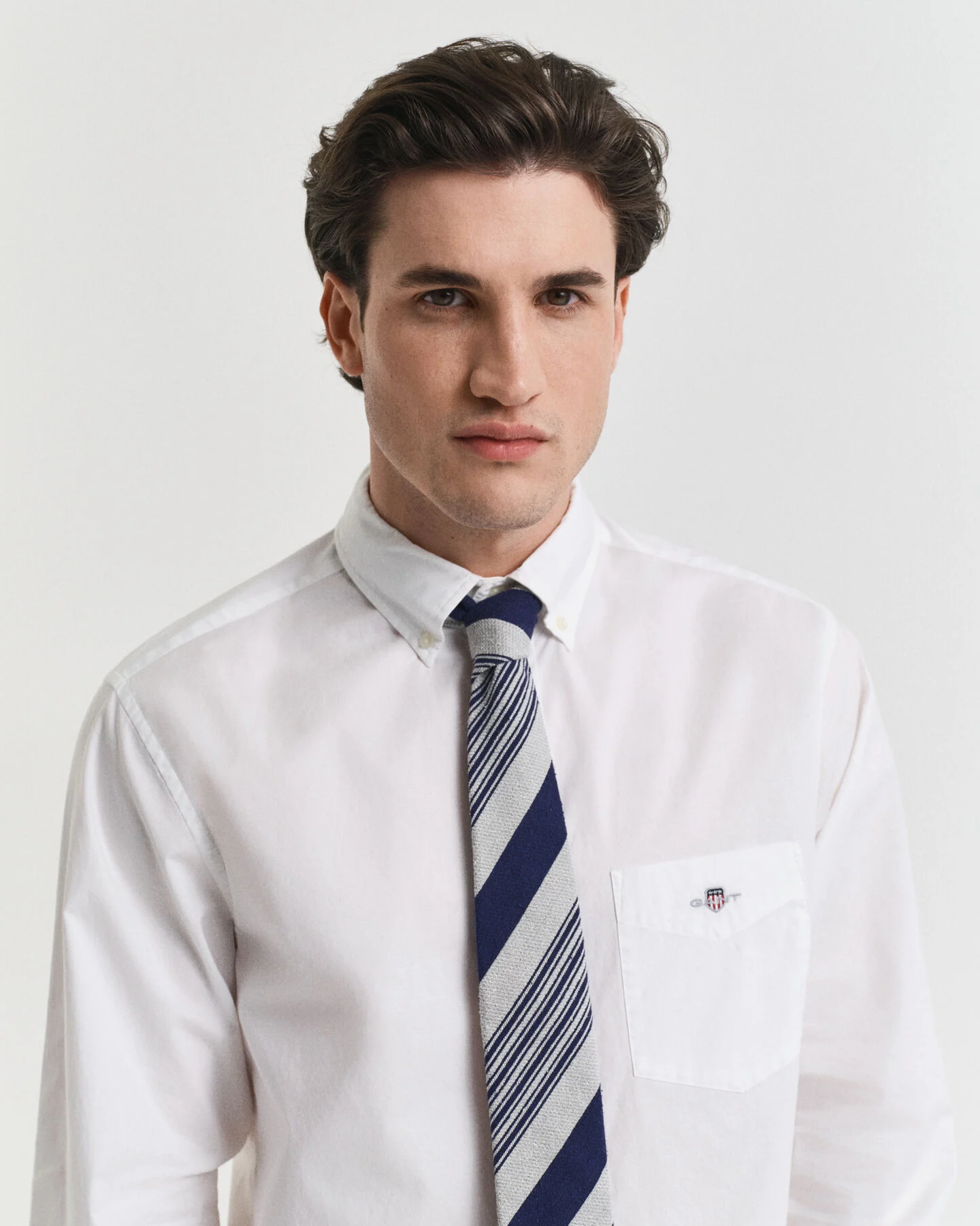 Gant Regular Fit Classic Popeline Hemd aus Baumwoll in weiß Gant Regular Fit Classic Popeline Hemd aus Baumwoll in weiß