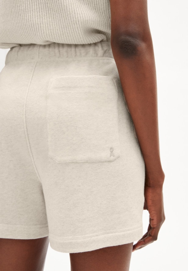 Armedangels LUZIAANA Shorts aus Bio-Baumwoll Mix light desert melange Armedangels LUZIAANA Shorts aus Bio-Baumwoll Mix light desert melange