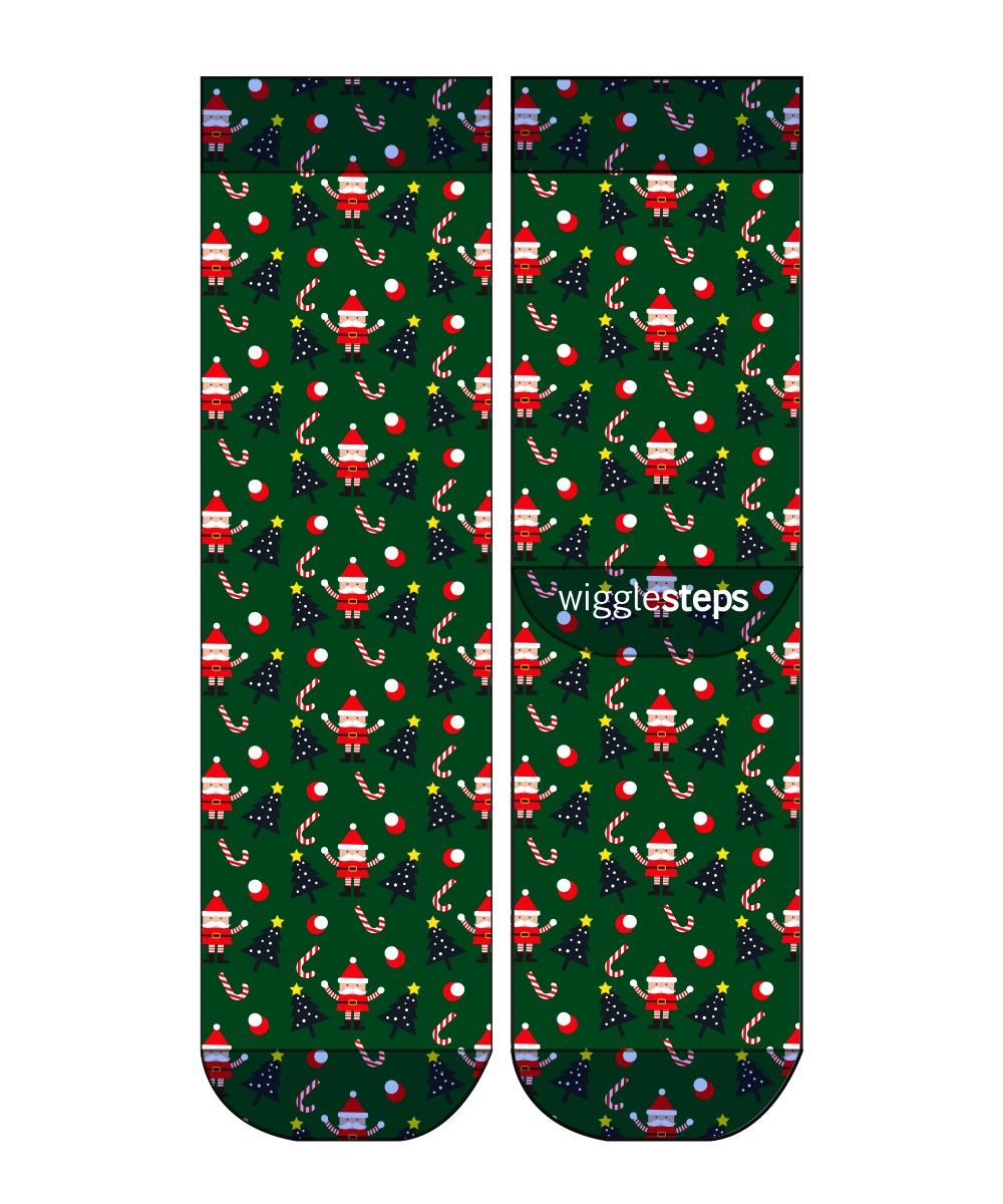 Socken wigglesteps 2 Paar Herren Socks in Geschenkboy Weihnachtssocken