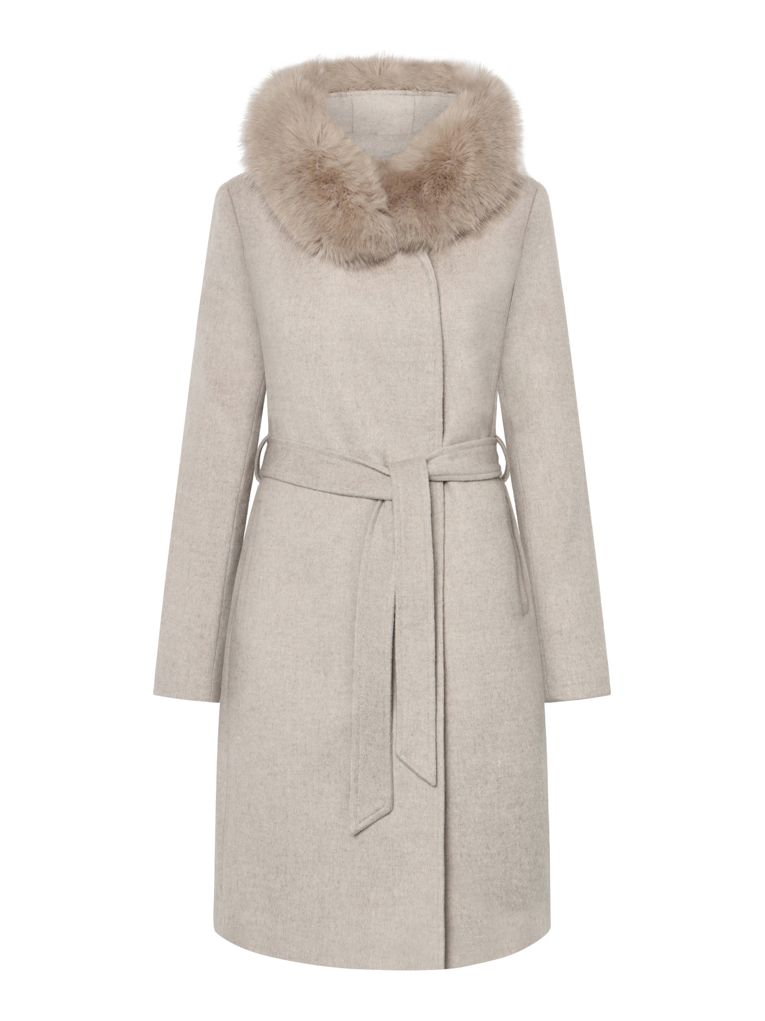 RockandBlue Talia Mantel in dark crem / beige Wollmantel RockandBlue Talia Mantel in dark crem / beige Wollmantel